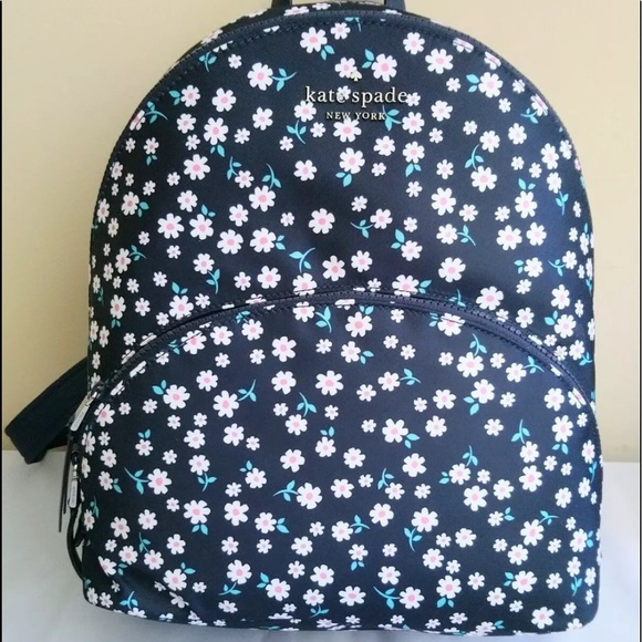 Kate spade karissa floral large backpack wristlet